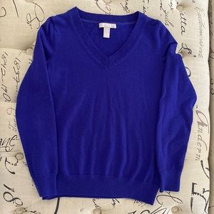 Banana Republic wool sweater in purple.